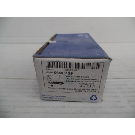 Plaquettes De Freins OPEL 96405129 Pièce d'origine oem Plaquettes De Freins OPEL 96405129 Pièce d'origine oem