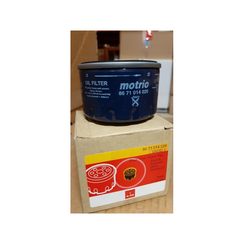 Filtre À Huile RENAULT 8671014026  Pièce d'origine oem