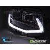 LED HEADLIGHTS TUBE LIGHT CHROME DRL SEQ fits VW T6 15-19 LED HEADLIGHTS TUBE LIGHT CHROME DRL SEQ fits VW T6 15-19