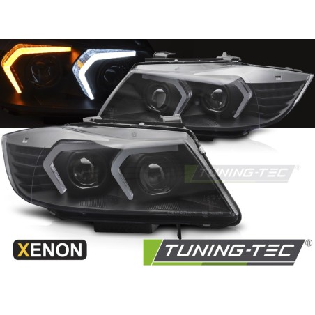 XENON HEADLIGHTS LED BLACK fits BMW E90/E91 LCI 09-11 XENON HEADLIGHTS LED BLACK fits BMW E90/E91 LCI 09-11