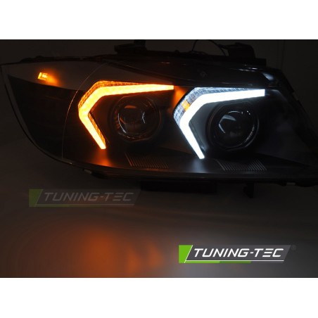 XENON HEADLIGHTS LED BLACK fits BMW E90/E91 LCI 09-11 XENON HEADLIGHTS LED BLACK fits BMW E90/E91 LCI 09-11