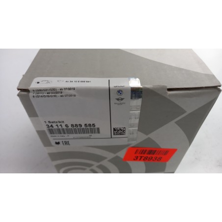Plaquettes De Freins BMW 34116889585 6889585 Pièce d'origine oem Plaquettes De Freins BMW 34116889585 6889585 Pièce d'origine oem