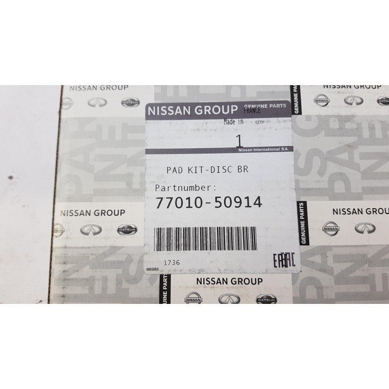 Plaquettes De Freins RENAULT 7701050914  Pièce d'origine oem