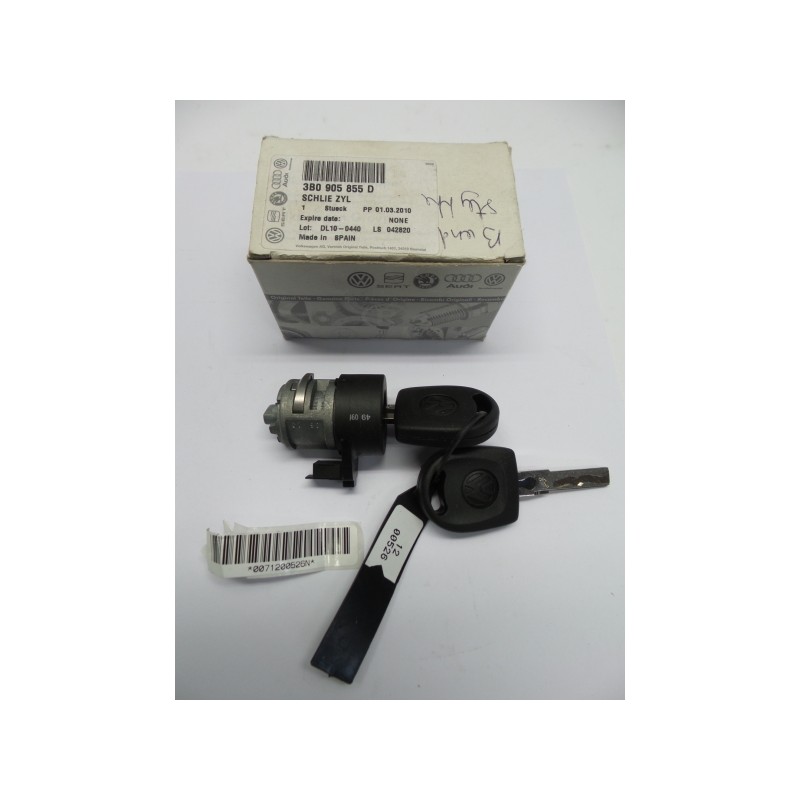 Cylindre De Serrure D''Allumage VAG 3B0905855D  Pièce d'origine oem