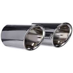 Embout d'Échappement Chromé VW pour Silencieux Final 60mm