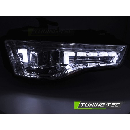 HALOGEN HEADLIGHTS LED CHROME SEQ fits AUDI A5 11-16 HALOGEN HEADLIGHTS LED CHROME SEQ fits AUDI A5 11-16