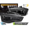 HALOGEN HEADLIGHTS LED BLACK SEQ fits AUDI A5 11-16 HALOGEN HEADLIGHTS LED BLACK SEQ fits AUDI A5 11-16