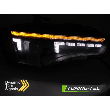 HALOGEN HEADLIGHTS LED BLACK SEQ fits AUDI A5 11-16 HALOGEN HEADLIGHTS LED BLACK SEQ fits AUDI A5 11-16