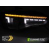 HALOGEN HEADLIGHTS LED BLACK SEQ fits AUDI A5 11-16 HALOGEN HEADLIGHTS LED BLACK SEQ fits AUDI A5 11-16