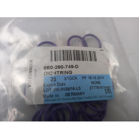 Anneau D''Étanchéité Pour VAG 8E0260749D Pièce d'origine oem Anneau D''Étanchéité Pour VAG 8E0260749D Pièce d'origine oem
