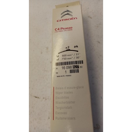 Ensemble De Lames D''Essuie-Glace (2pc) PEUGEOT/CITROEN 1609882780  Pièce d'origine oem
