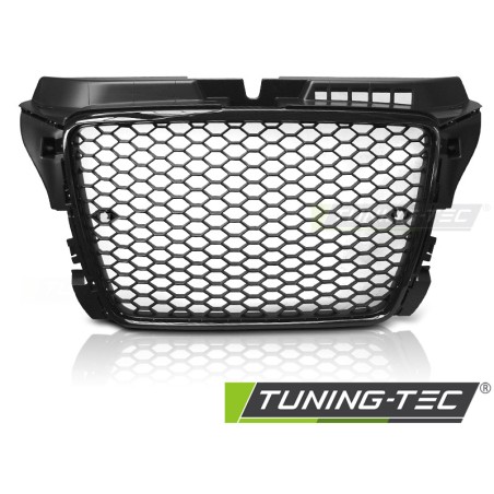 GRILLE SPORT GLOSSY BLACK PDC fits AUDI A3 08-12 GRILLE SPORT GLOSSY BLACK PDC fits AUDI A3 08-12
