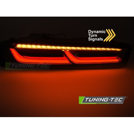LED TAILIGHTS SMOKE BLACK fits CHEVROLET CAMARO 16-18 LED TAILIGHTS SMOKE BLACK fits CHEVROLET CAMARO 16-18