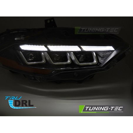 HEADLIGHTS  BLACK fits FORD MUSTANG 18-21