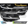 LED HEADLIGHTS BLACK DRL fits VW T6.1 20-24 LED HEADLIGHTS BLACK DRL fits VW T6.1 20-24