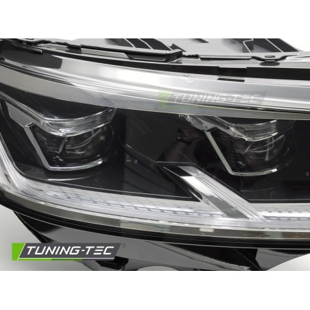 LED HEADLIGHTS BLACK DRL fits VW T6.1 20-24 LED HEADLIGHTS BLACK DRL fits VW T6.1 20-24