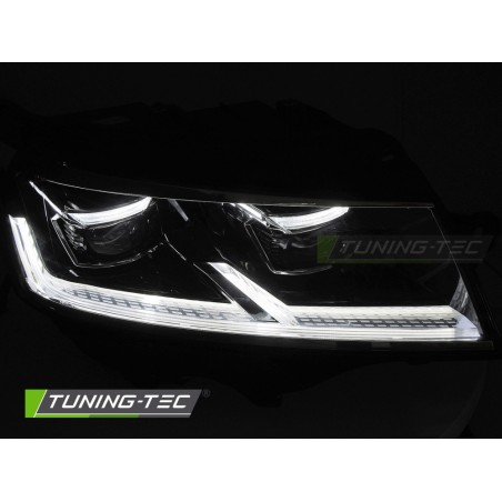 LED HEADLIGHTS BLACK DRL fits VW T6.1 20-24 LED HEADLIGHTS BLACK DRL fits VW T6.1 20-24
