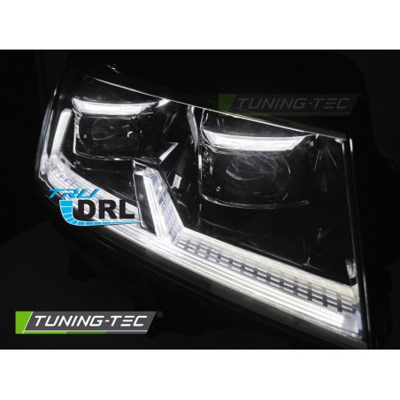 LED HEADLIGHTS BLACK DRL fits VW T6.1 20-24 LED HEADLIGHTS BLACK DRL fits VW T6.1 20-24