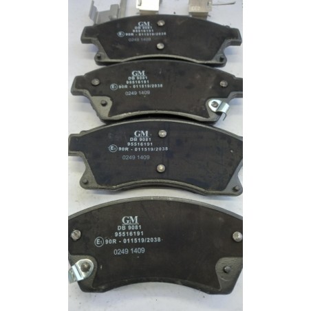 Plaquettes De Freins OPEL 95516191 1605261 Pièce d'origine oem Plaquettes De Freins OPEL 95516191 1605261 Pièce d'origine oem