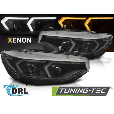 XENON HEADLIGHTS BLACK fits BMW F32/F33 13-17