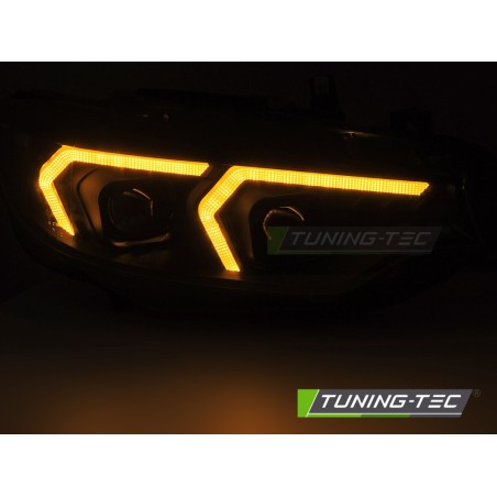 XENON HEADLIGHTS BLACK fits BMW F32/F33 13-17