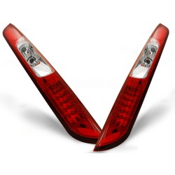 Feux arrière FORD FOCUS MK2 09.04-08 HATCHBACK ROUGE BLANC LED