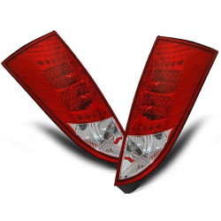 Feux arrière FORD FOCUS MK1 10.98-10.04 HATCHBACK ROUGE BLANC LED