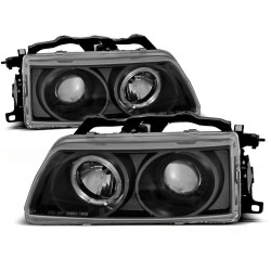 Phares HONDA CRX 90-02.92 ANGEL EYES NOIR