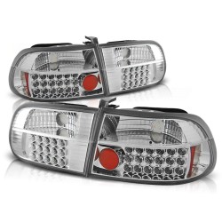 Feux arrière HONDA CIVIC 09.91-08.95 2D/4D CHROME LED