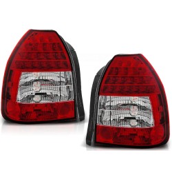Feux arrière HONDA CIVIC 09.95-02.01 3D LED ROUGE BLANC