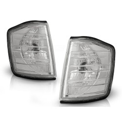 Clignotants avant chromés compatibles MERCEDES W201/190 12.82-05.93
