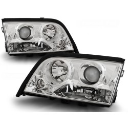PHARES CHROME pour MERCEDES W202 C-KLASA 06.93-06.00