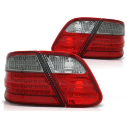 Feux arrière LED rouge fumé pour MERCEDES CLK W208 03.97-04.02
