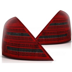 Feux arrière LED rouge fumé pour MERCEDES W221 S-KLASA 05-09