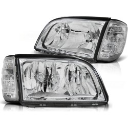 PHARES CHROME pour MERCEDES W140 S-KLASA 03.91-10.98