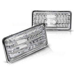Clignotants latéraux chromés compatibles VW Golf / Vento / Seat Ibiza / Cordoba