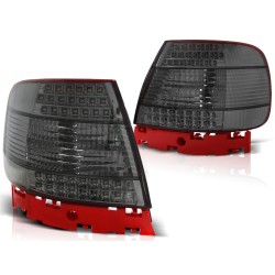 Feux arrière LED fumés compatibles avec AUDI A4 11.94-09.00