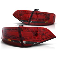 Feux arrière LED rouge fumé pour AUDI A4 B8 08-11 berline