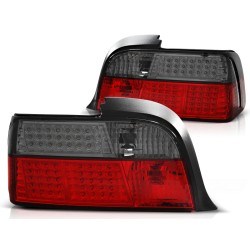 Feux arrière LED rouge fumé pour BMW E36 12.90-08.99 Coupé