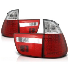 FEUX ARRIÈRE LED ROUGE BLANC pour BMW X5 E53 09.99-10.03
