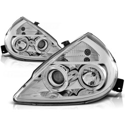 Phares FORD KA 11.96-08 ANGEL EYES CHROME