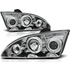 Phares FORD FOCUS II 09.04-01.08 ANGEL EYES CHROME