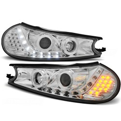 Phares FORD MONDEO 10.96-08.00 Feux de jour chrome