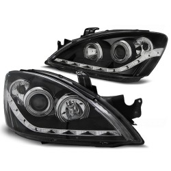 Phares MITSUBISHI LANCER 7 04-07 Feux de Jour Noir