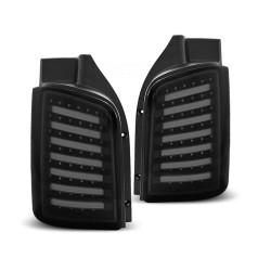 FEUX ARRIÈRE LED FUMÉ NOIR pour VW T5 04.03-09 / 10-15 TRANSPORTER