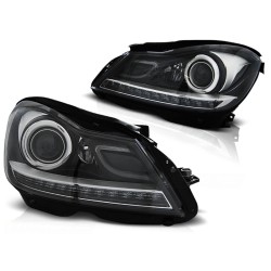 PHARES NOIRS pour MERCEDES W204 11-