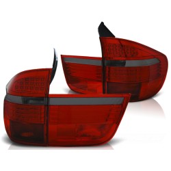 FEUX ARRIÈRE LED ROUGE FUMÉ pour BMW X5 E70 03.07-05.10
