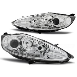 Phares FORD FIESTA MK7 08.08-09.12 FEUX DE JOUR CHROME