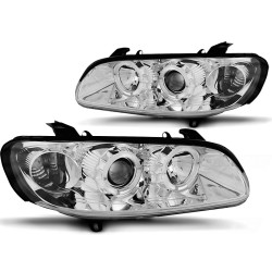 Phares OPEL OMEGA B 04.94-08.99 ANGEL EYES CHROME