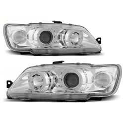 Phares PEUGEOT 306 02.93-04.97 ANGEL EYES CHROME